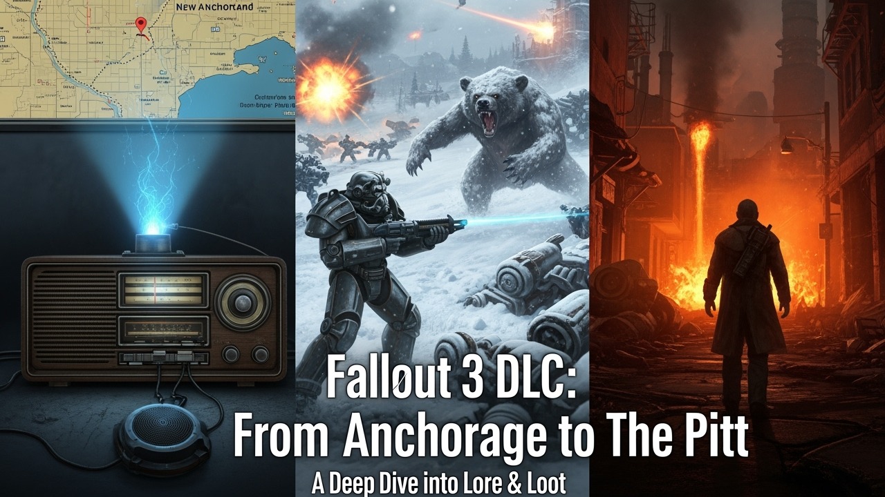 Fallout 3 GOTY Walkthrough: From Weird Radio Signal ➝ Anchorage ➝ The Pitt