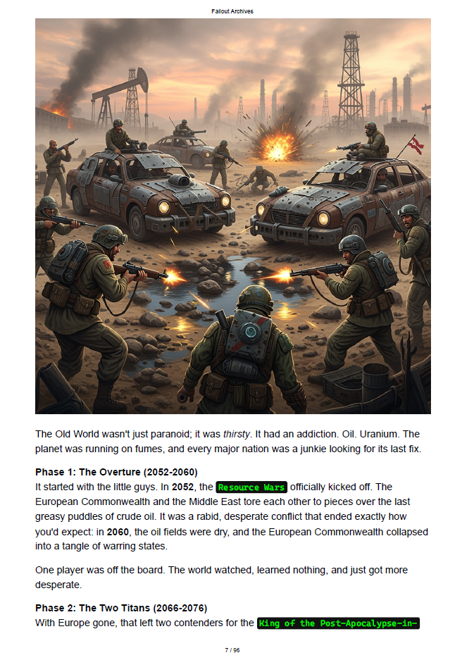 2 Fallout Archives: The Declassified Wasteland Compendium