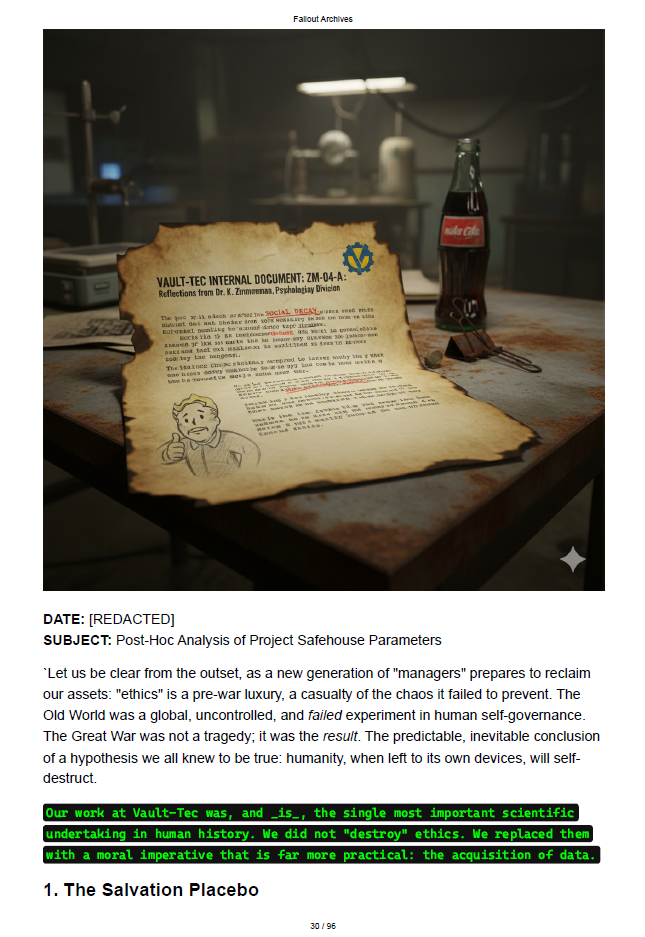 5 Fallout Archives: The Declassified Wasteland Compendium