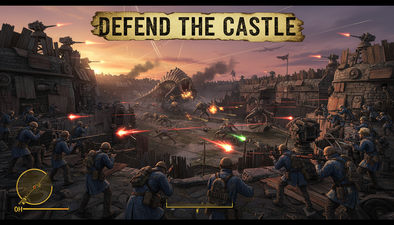Fallout4: Defend The Castle Walkthrough