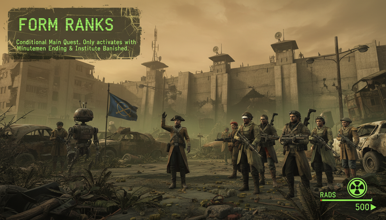 Fallout4: Form Ranks Quest Walkthrough